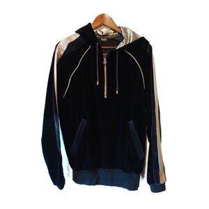 D&G DOLCE GABBANA - Velvet hoodie - Sz M